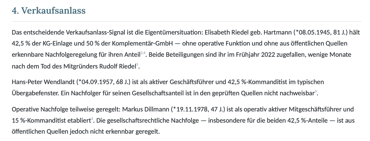 Ausschnitt: Abschnitt Verkaufsanlass