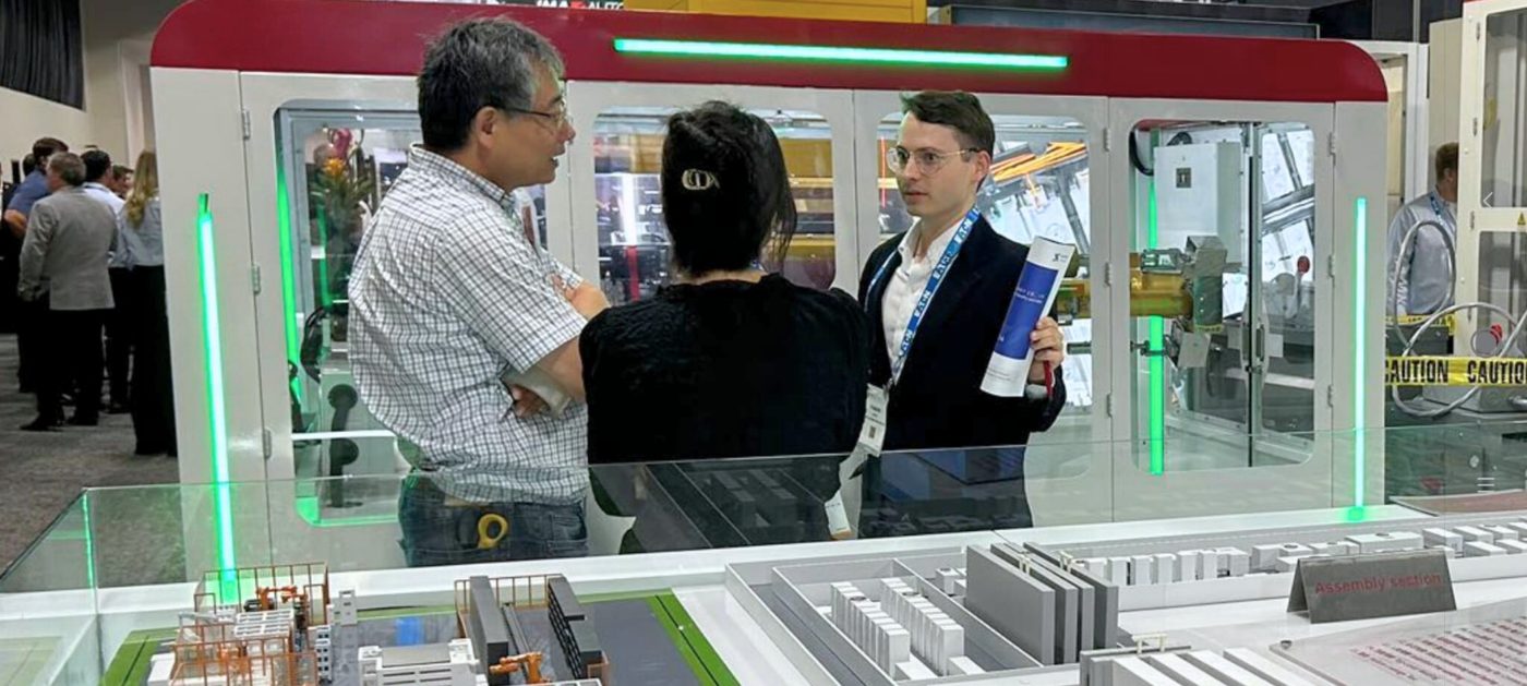 Kundengespräch am Messestand