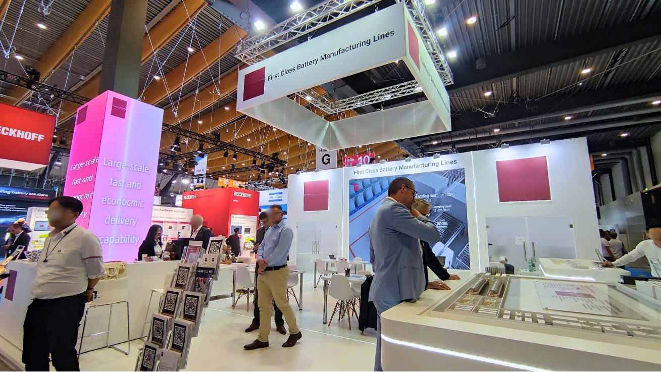 Messestand Battery Show Europe, Stuttgart